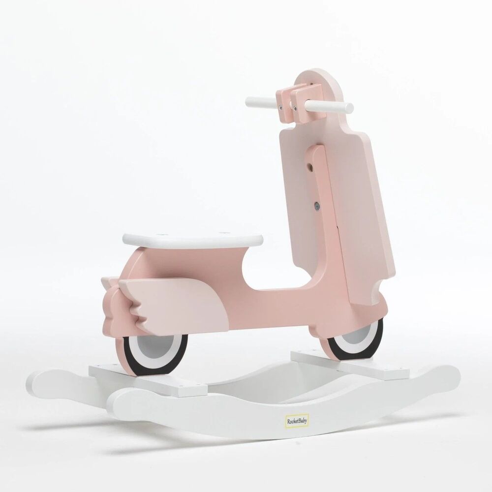 RocketBaby Rocking Toy Scooter Pink - Picture 3 of 6